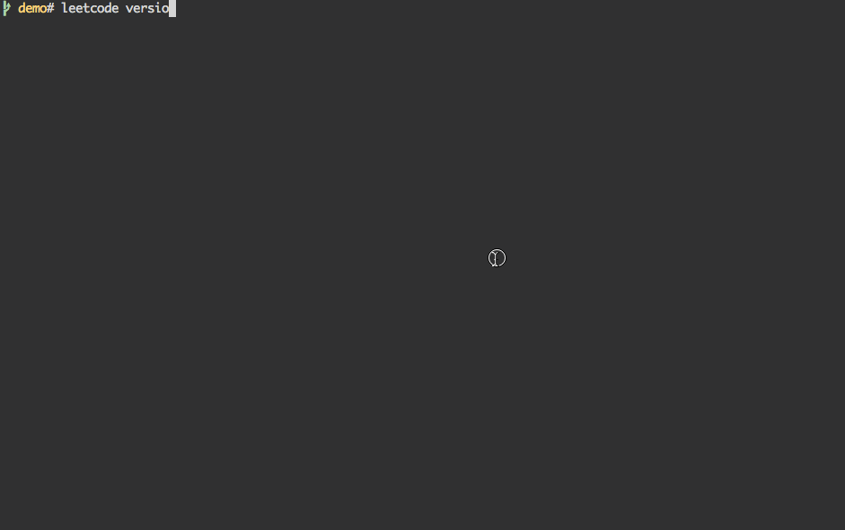 leetcode-cli