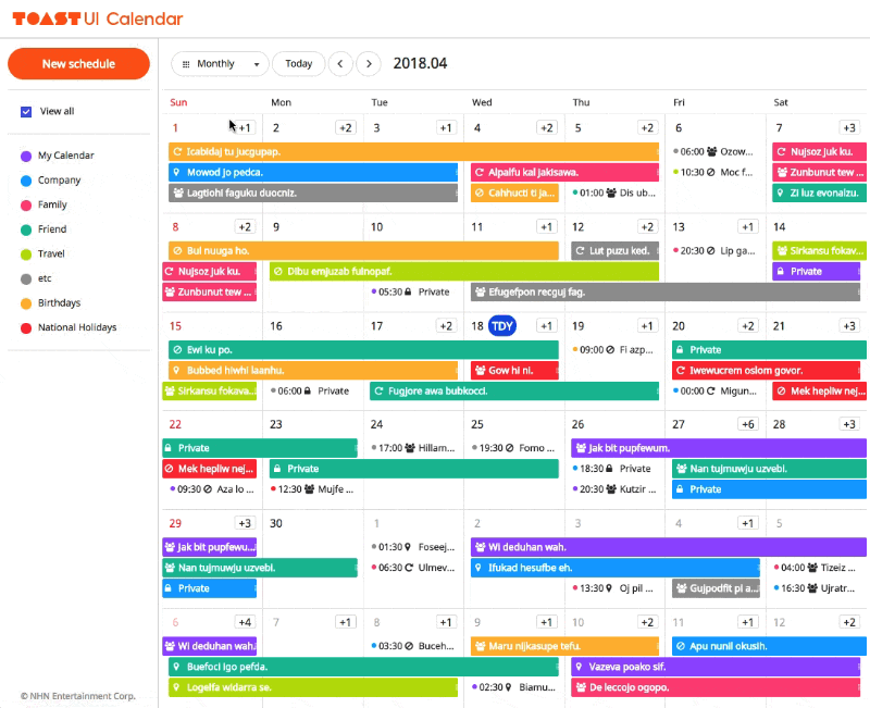 tui.calendar