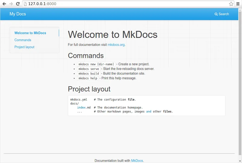 mkdocs