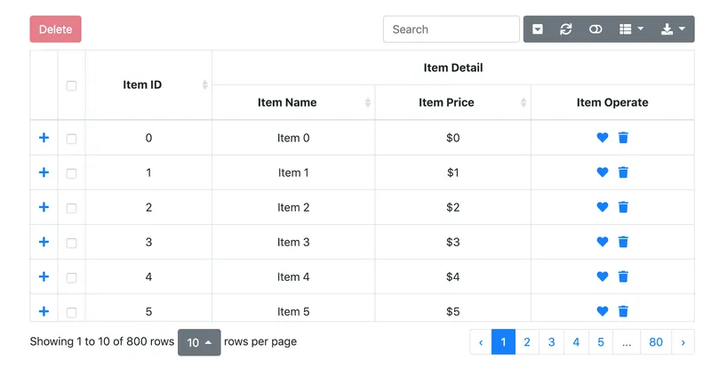 bootstrap-table