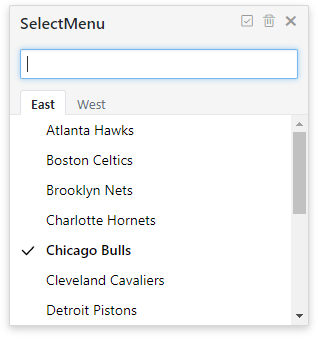 SelectMenu
