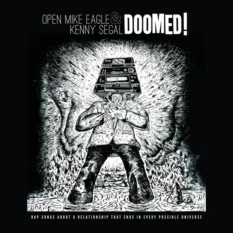 The cover of Open Mike Eagle and Kenny Segal’s Doomed!