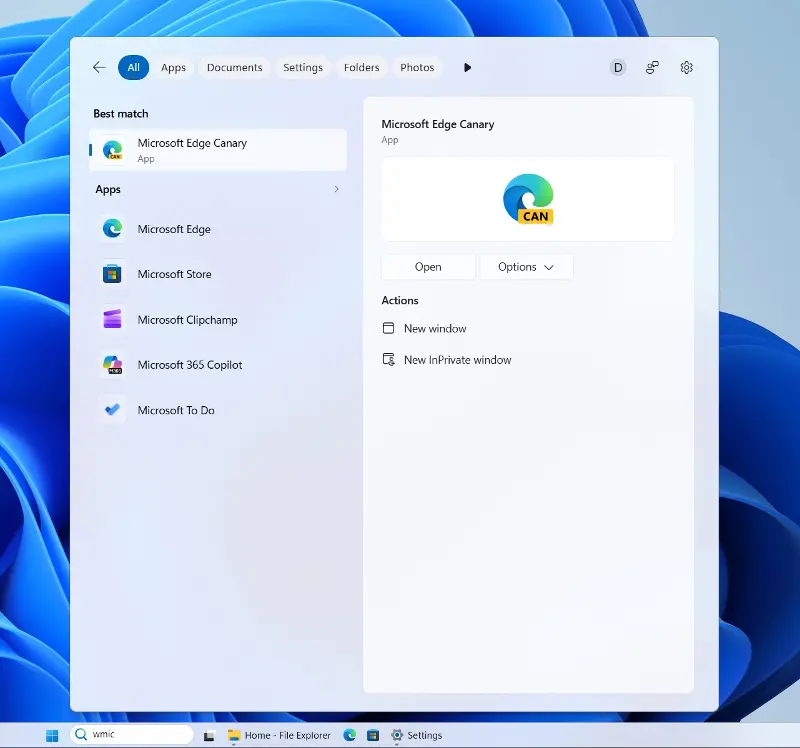 Windows 11 WMIC update