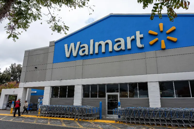 A Walmart storefront