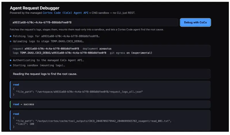 agent request debugger
