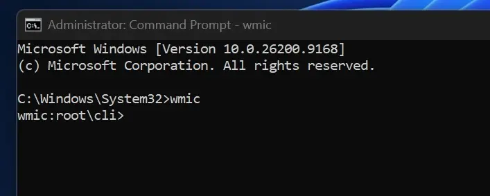WMIC.exe in Command Prompt