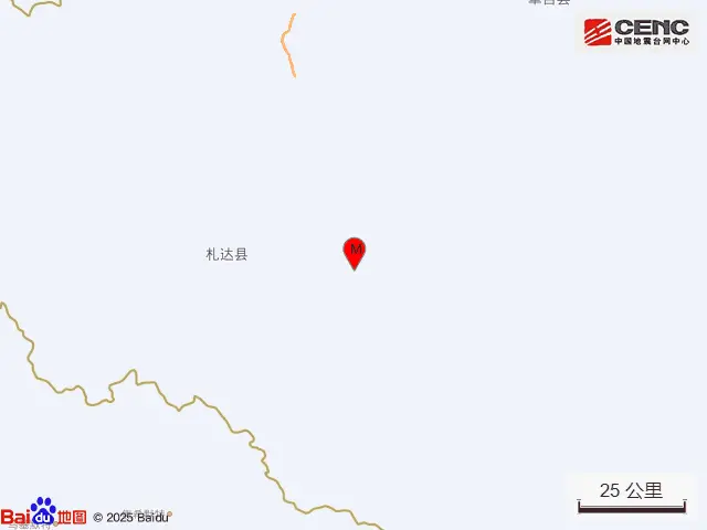 西藏阿里地区噶尔县发生4.5级地震