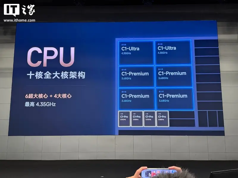 首个突破 500 万分的旗舰 SoC!小米玄戒 O3 正式发布,CPU 采用十核全大核设计