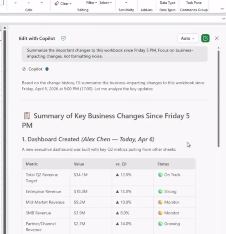 微软预告 Excel 新增 AI 画布，打造可视化交互式数据看板