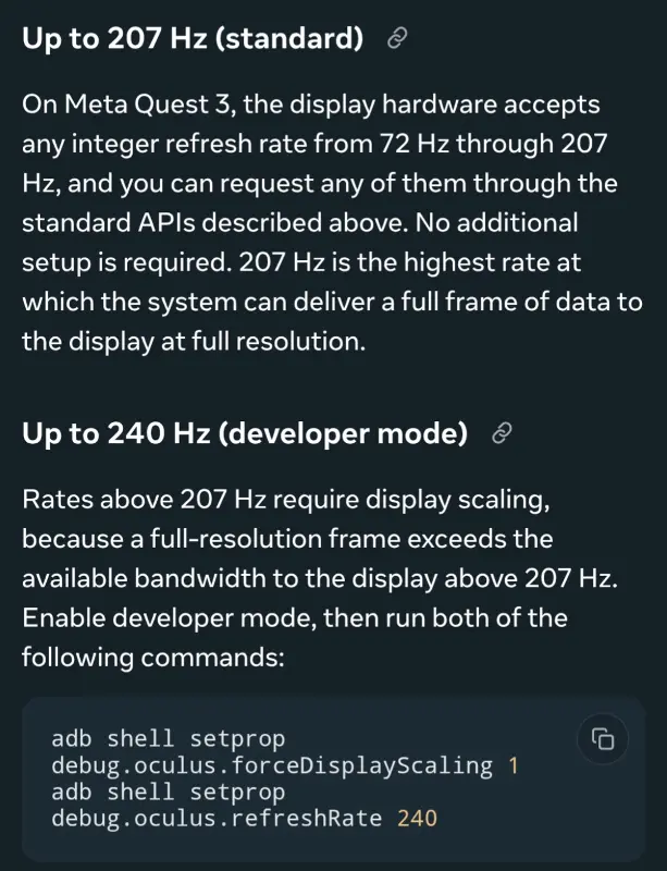 养成系头显：Meta 为 Quest 3 推送更新，解锁 240Hz 刷新率