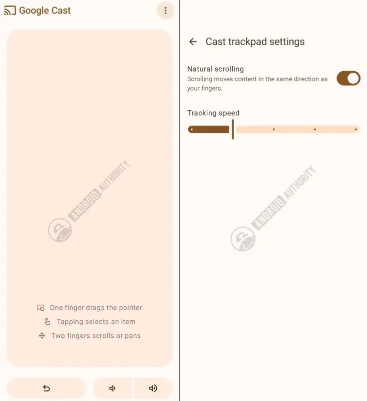 代码显示谷歌正开发 Cast Trackpad 工具,可将安卓手机作为 Googlebook 笔记本触控板