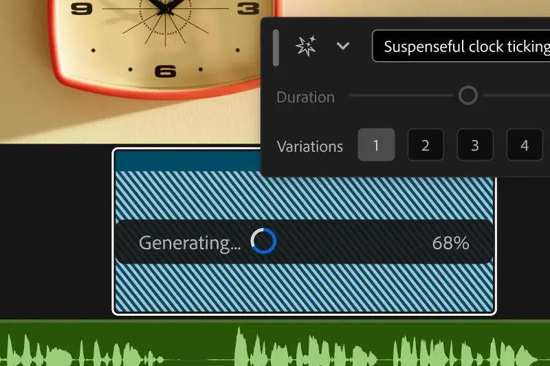 “傻瓜式”剪片：Adobe Premiere 更新 AI 功能，时间线上能直接生成音视频素材