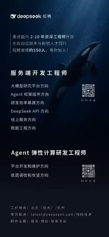  DeepSeek新一轮招聘计划