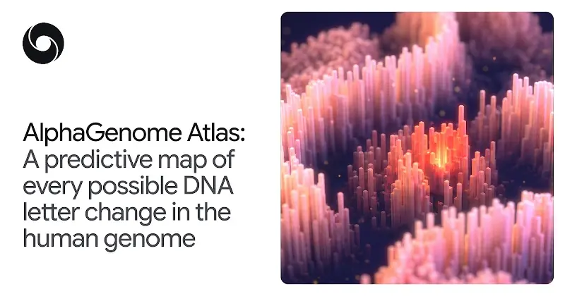 谷歌 DeepMind 推出 AlphaGenome Atlas,覆盖人类基因组全部 90 亿种单核苷酸变异预测