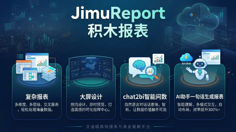 JimuReport 积木报表 v2.5.2 版本发布，免费开源的 AI 报表工具