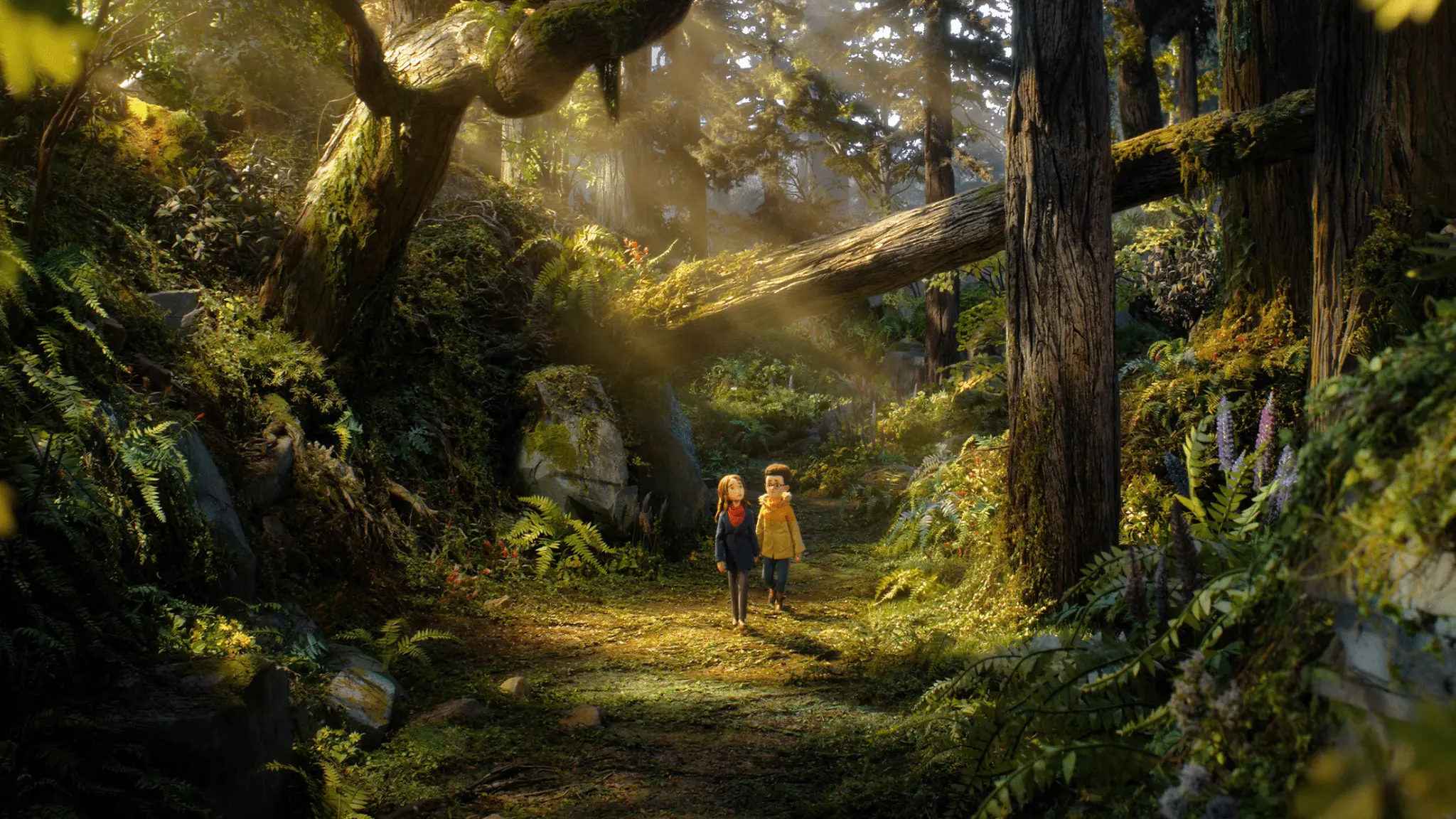 A still photo from the animated film Wildwood.