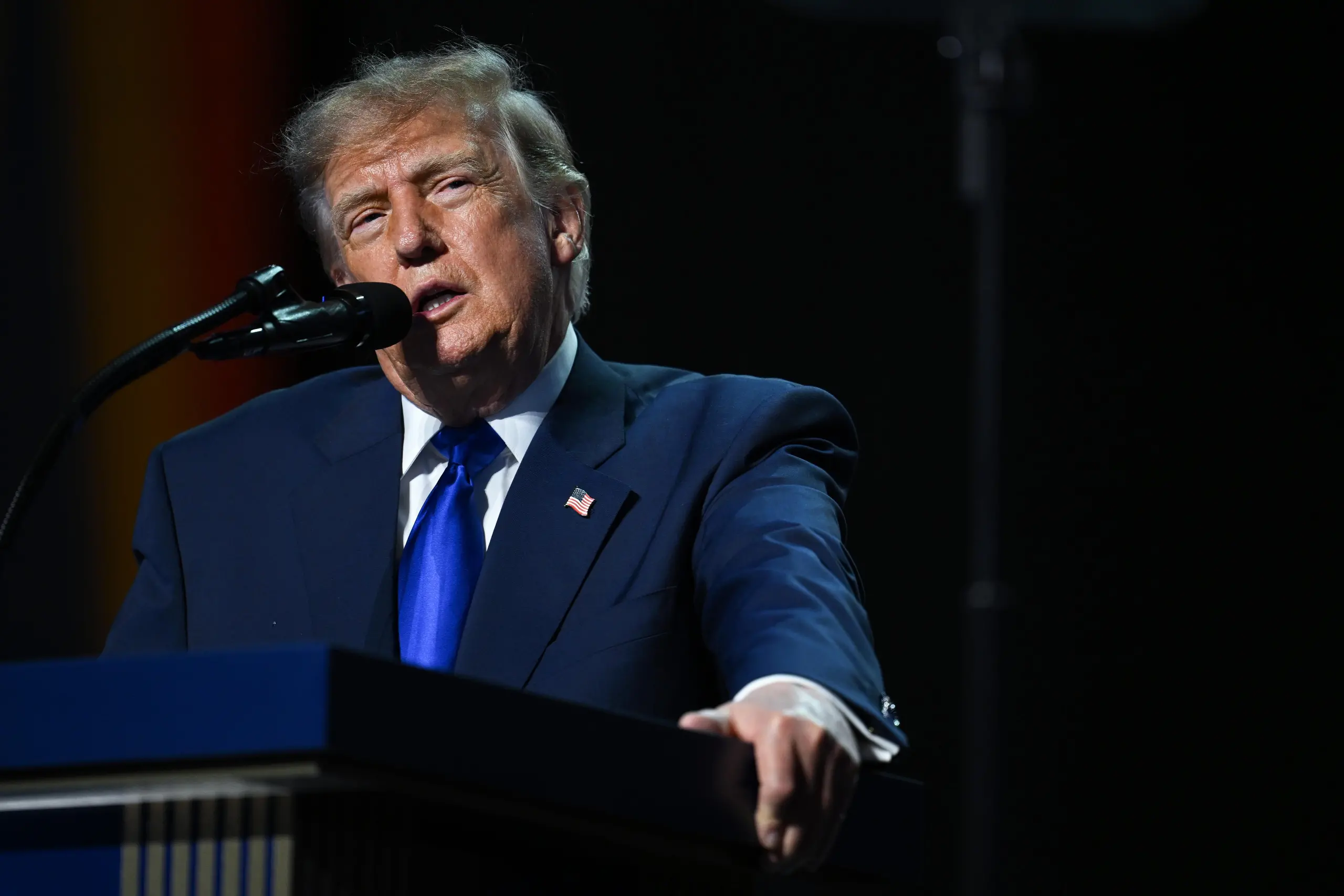 A photo of President Donald Trump