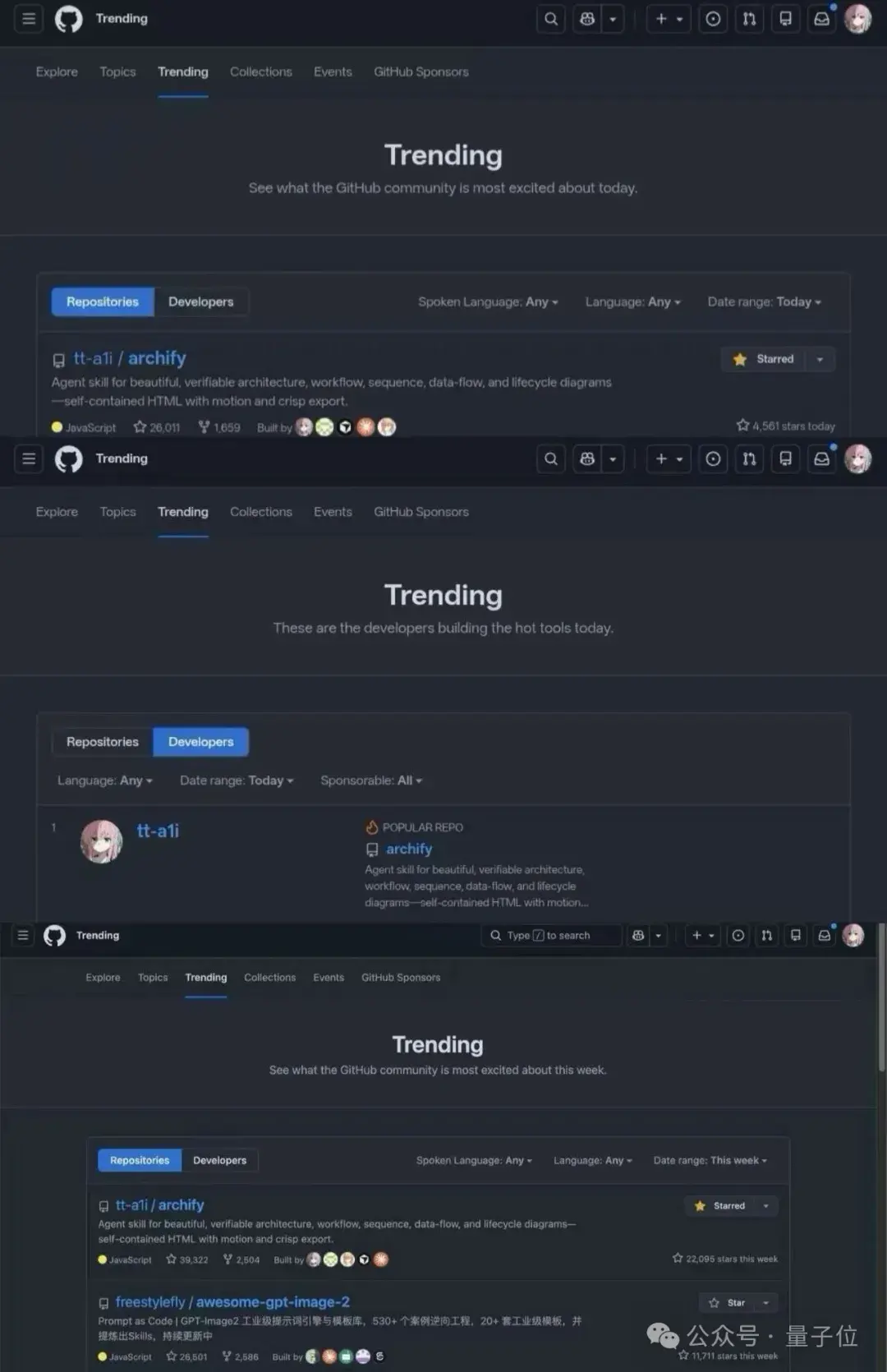 GitHub三榜第一背后,一个“专升本”工程师的十年