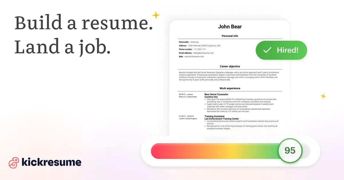 Kickresume