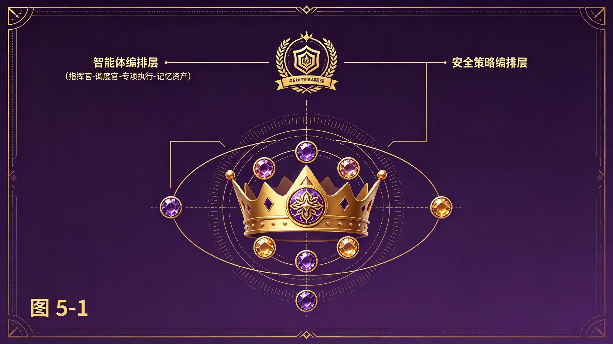 图5-1 6+1+3模型矩阵 + 四层智能体架构总览图