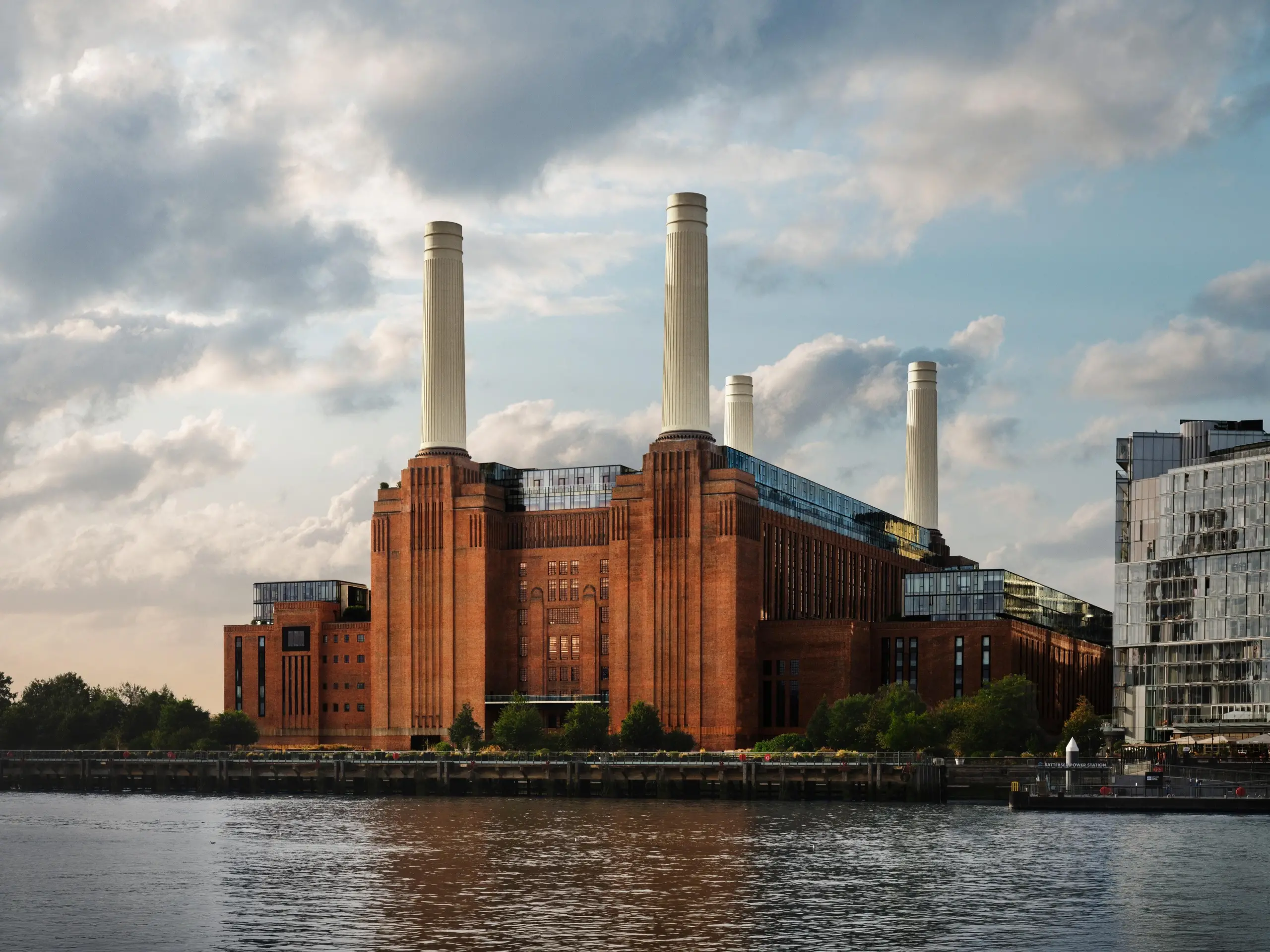 A photograph of Battersea Power Station