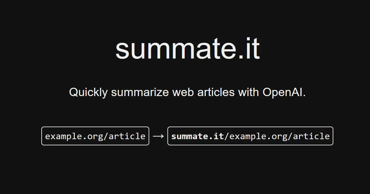 Summate