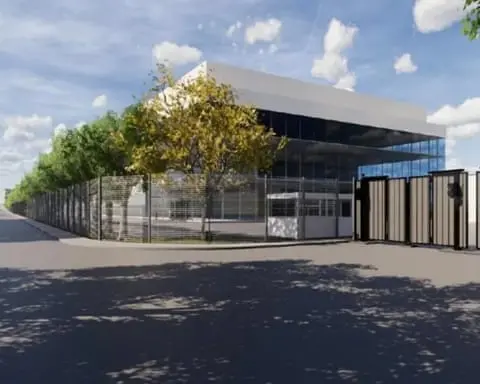 Artist's impression of datacentre in Essex.