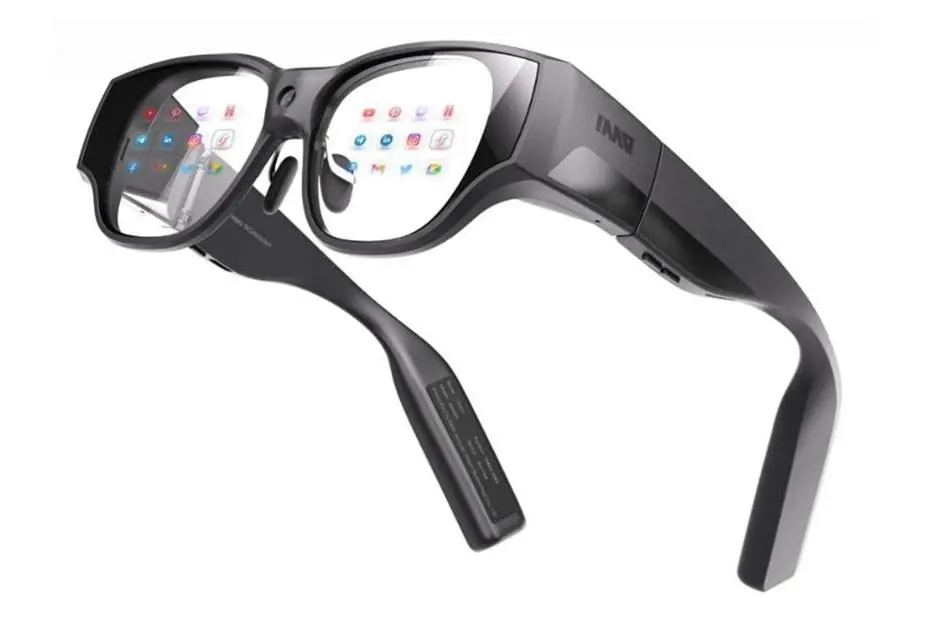 The Inmo Air3 smart glasses against a white background.