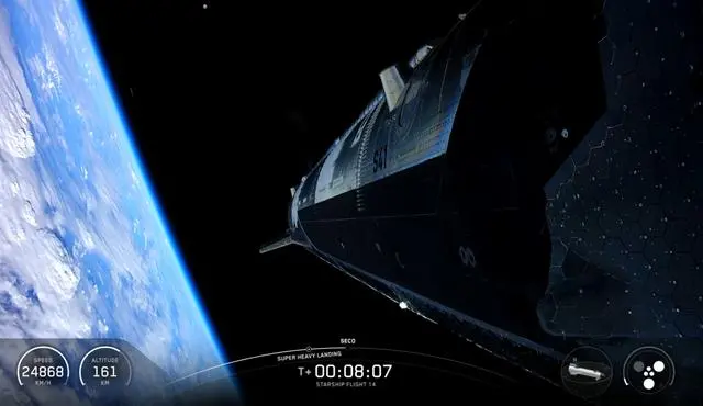 美国星舰首次成功入轨意味着什么