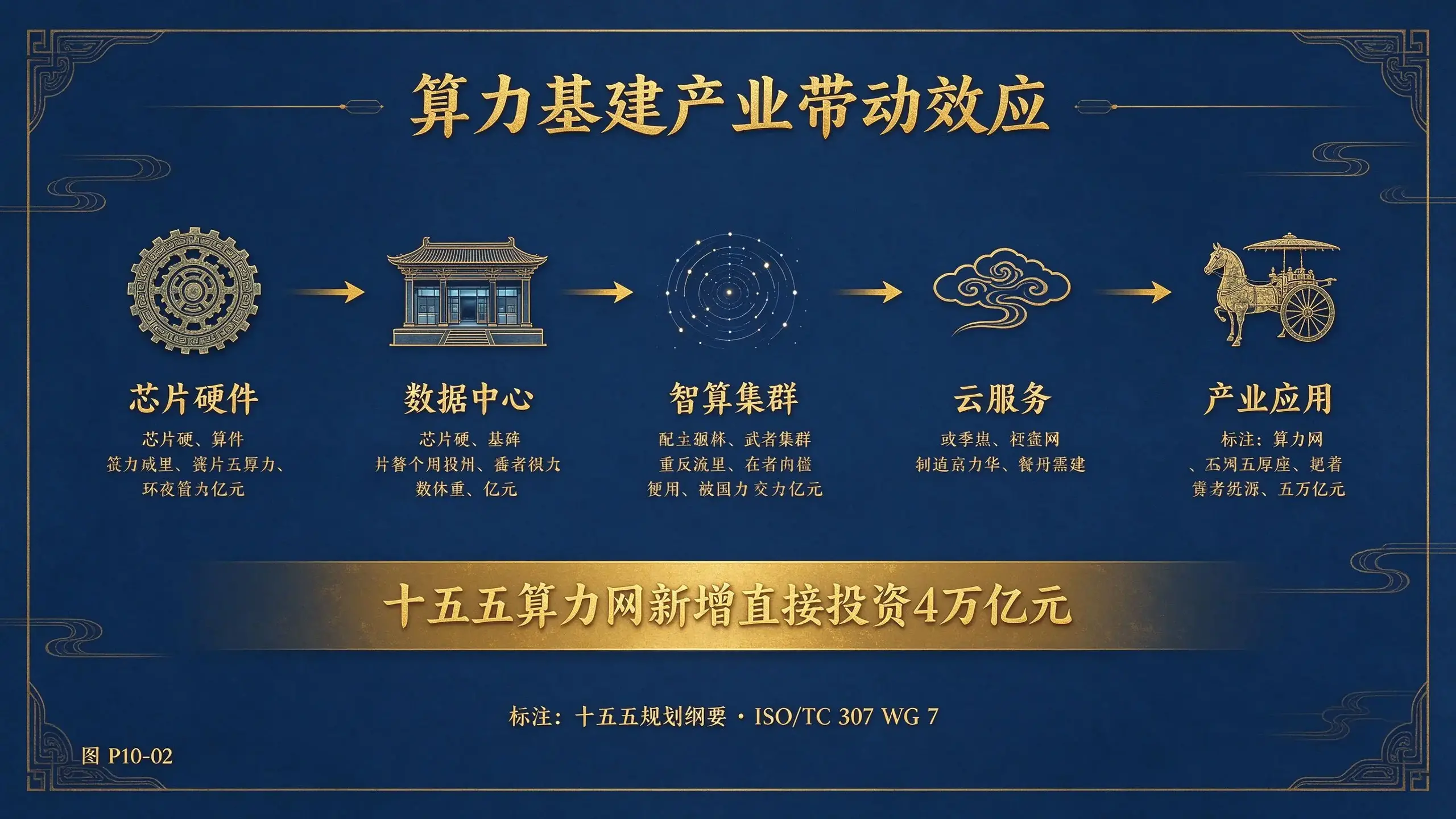 图P10-02 算力基建产业带动效应图