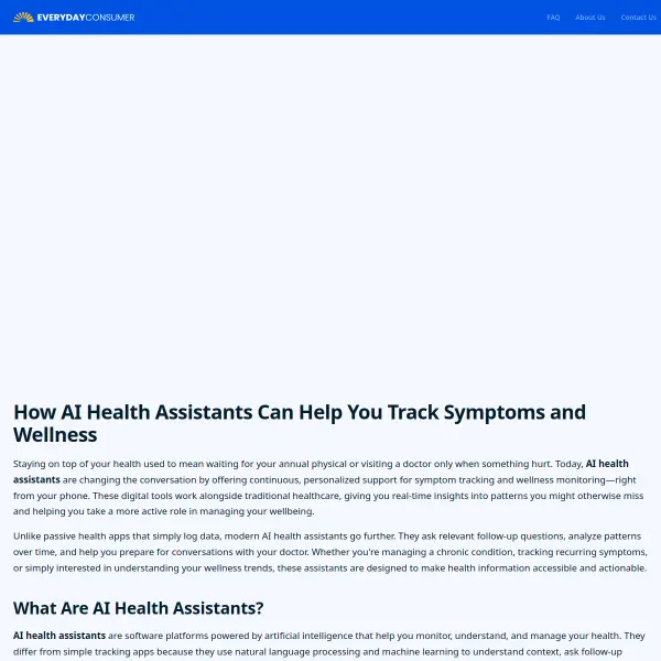 AI Health Assistant