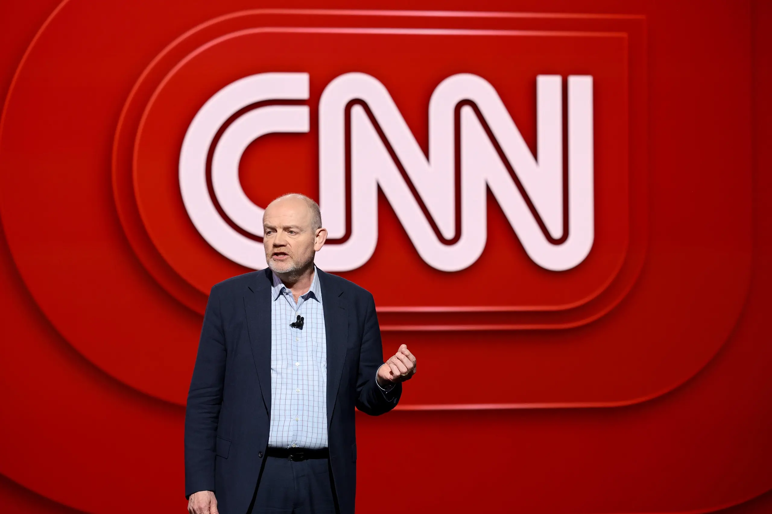 A photo of CNN CEO Mark Thompson 