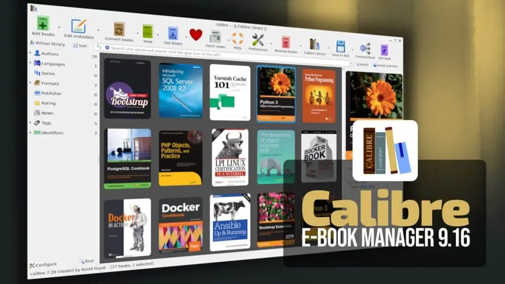 Calibre 9.16 E-Book Manager Adds Kokoro Voices, Improves PDF Support