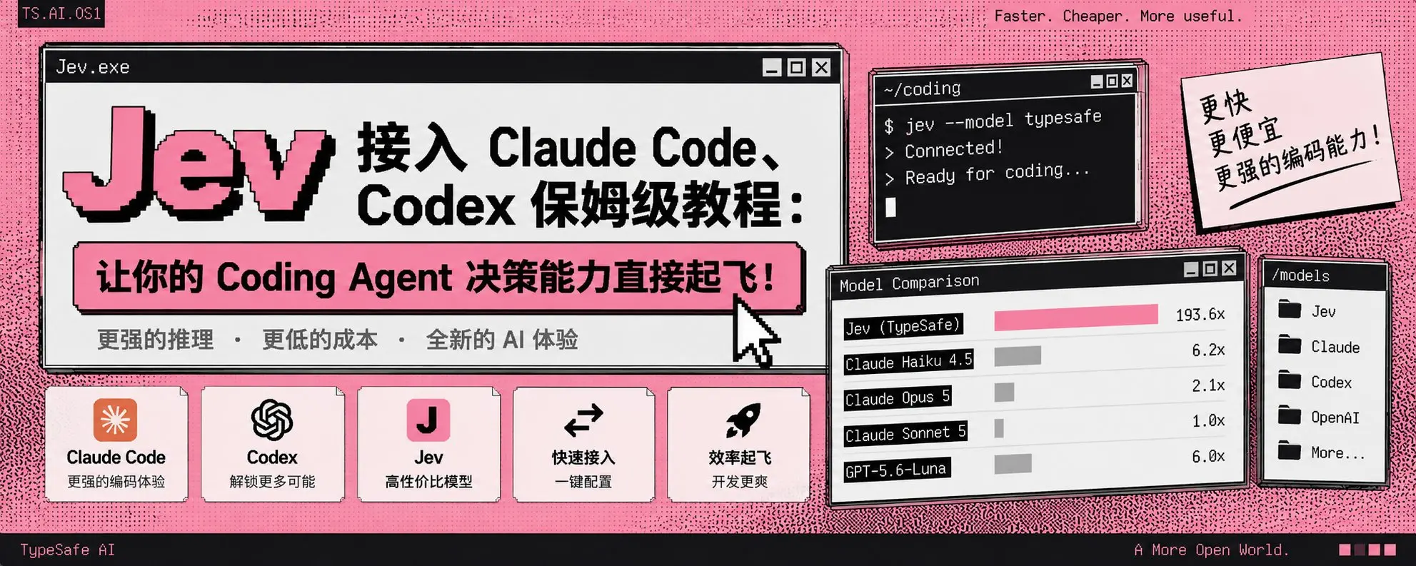 Jev 接入 Claude Code、Codex