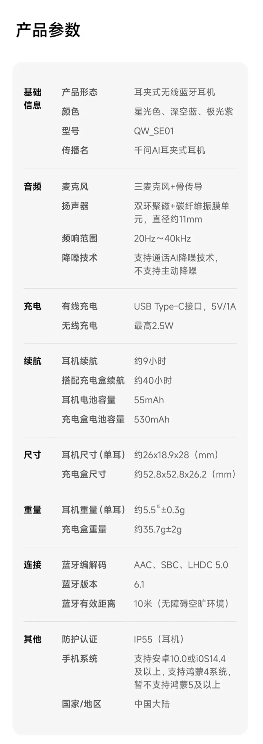 阿里千问 AI 耳夹式耳机上架预约:Bose 调音,支持 89 种语言翻译