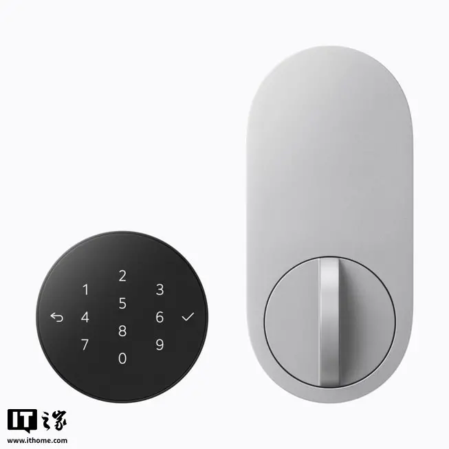 LG智能死锁的外部键盘和内部锁机构,见于Essence Silver。