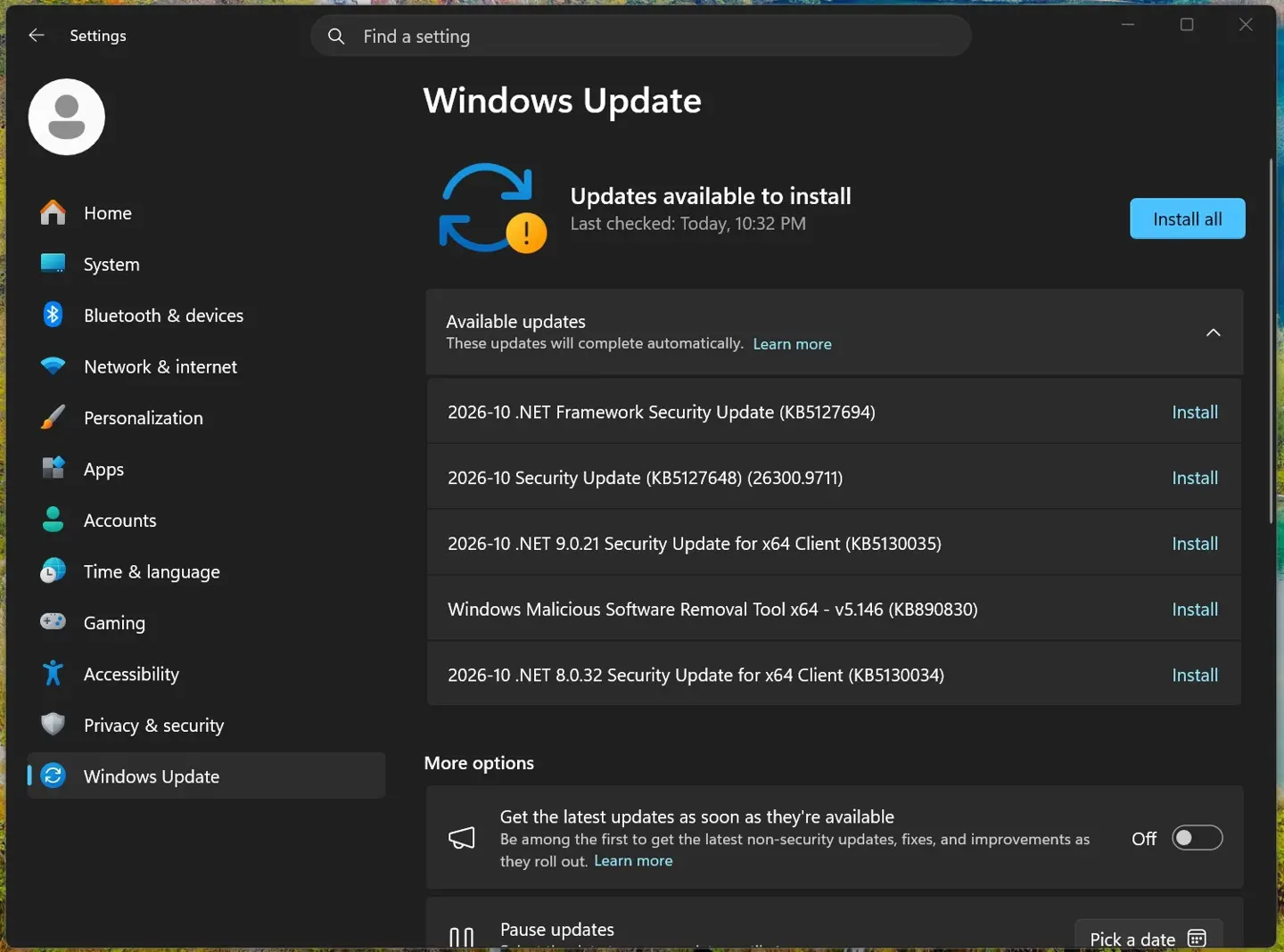 2026-10 Security Update (KB5127648) (26300.9711)