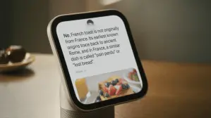 A screenshot from Apple’s HomeView launch video