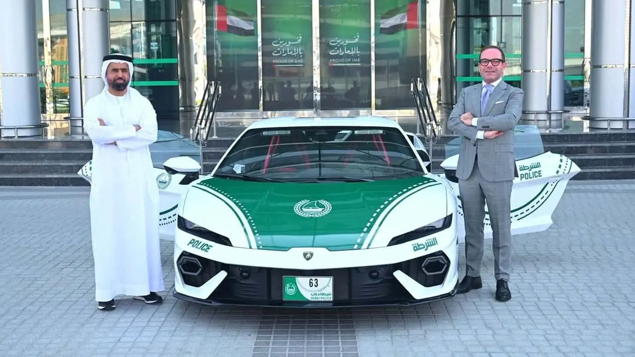 Dubai Police Lamborghini Temerario
