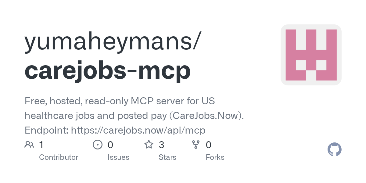 CareJobs Healthcare Jobs MCP