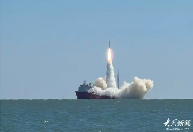 谷神星一号海射型运载火箭成功发射