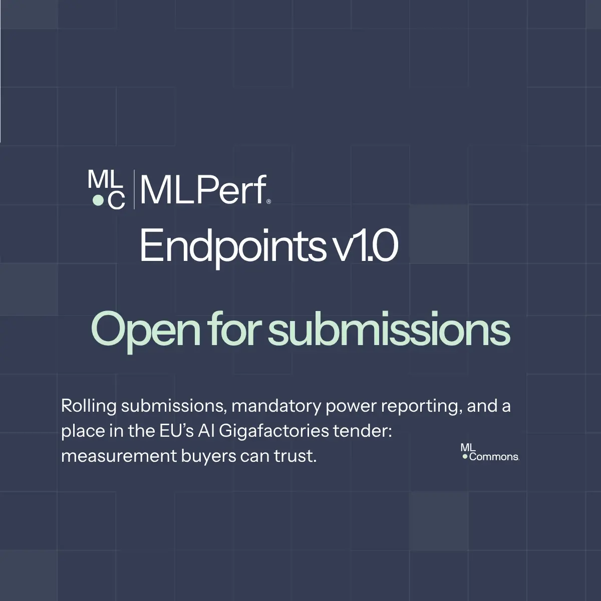 MLPerf成欧盟AI超级工厂招标标尺，Endpoints v1.0开放提交