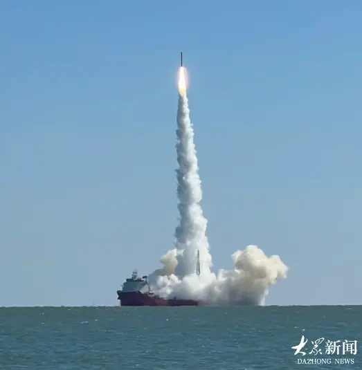 谷神星一号海射型运载火箭成功发射