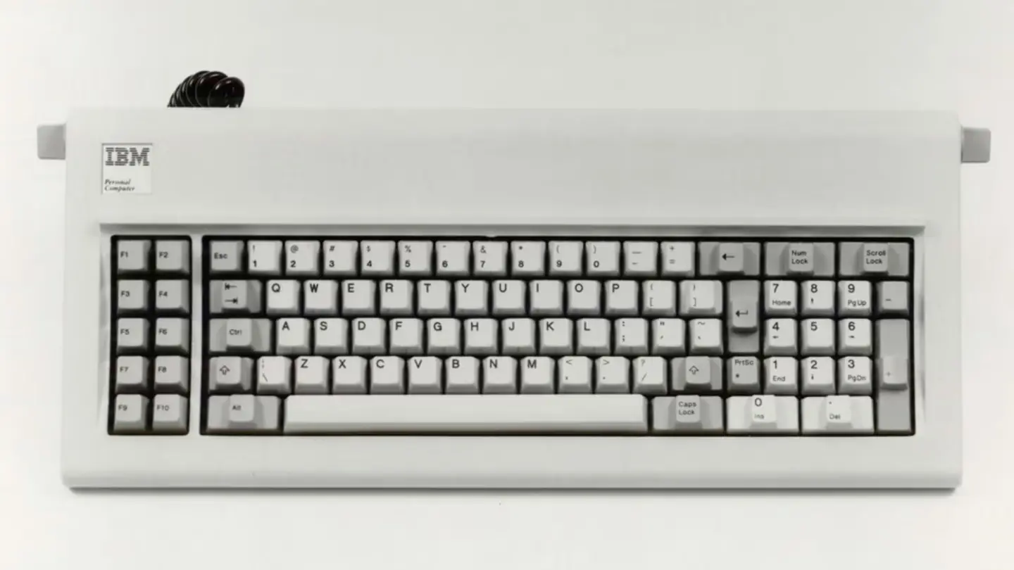 Ctrl and Alt were on the left of the original IBM PC keyboard, while Delete was on the numeric keypad